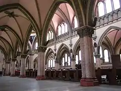 Interior de la iglesia de la Sagrada Pasión