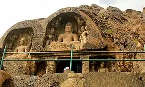 Estatuas de Buda talladas en la roca, Bojjannakonda