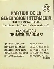 Generación Intermedia