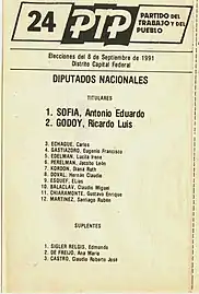 Partido del Trabajo y del Pueblo