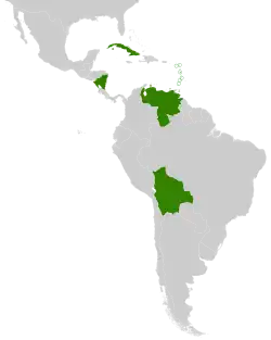 Situación de Alianza Bolivariana para los Pueblos de Nuestra América-Tratado de Comercio de los Pueblos