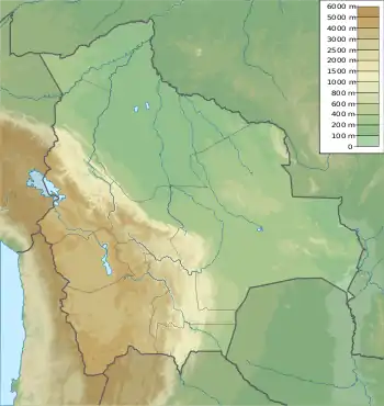 Laguna Verde ubicada en Bolivia