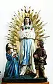 Virgen María con la corona de estrellas en La Salette-Fallavaux, Grenoble, Francia.