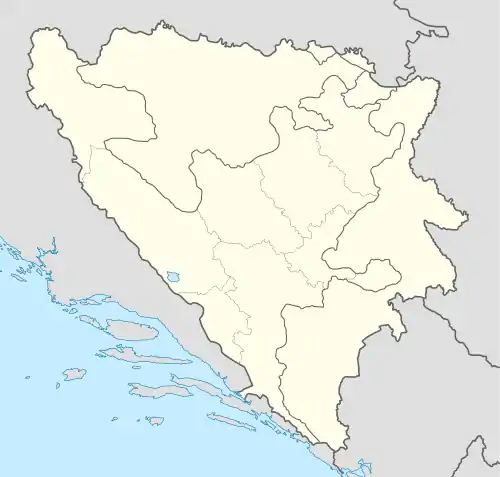 Liga Premier de Bosnia y Herzegovina 2017-18 está ubicado en Bosnia y Herzegovina