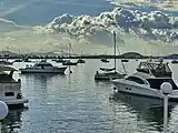 Botes en la calzada de Amador.