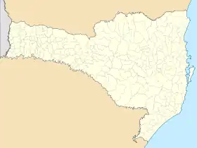 Florianópolis ubicada en Santa Catarina
