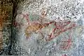 Pinturas rupestres en el sitio arqueológico de Furna do Estrago