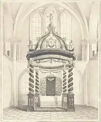 Altar mayor desde 1694/96 a 1839