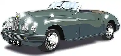 Dibujo de un Bristol 402