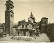 Fotografía antigua de la Catedral de Turín