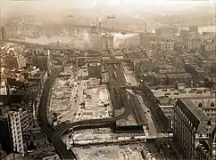 Construcción del parque en 1936