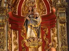 Imagen titular de la Virgen del Pilar.