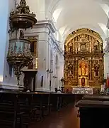 Púlpito barroco.