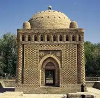 El mausoleo de los samánidas en Bujará.