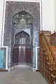 El mihrab y el minbar de la mequita Kalon.