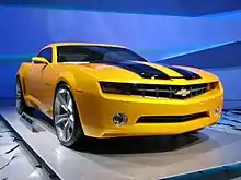 Chevrolet Camaro utilizado para interpretar a Bumblebee