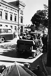 Activistas lituanos en Kaunas el 25 de junio de 1941.