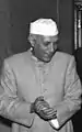 Jawaharlal Nehru,primer Primer ministro de India.