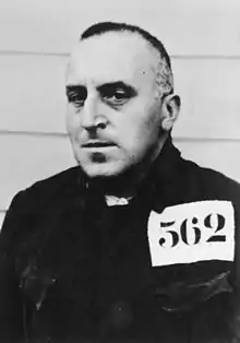 Carl von Ossietzky, prisionero en el Campo de concentración de Esterwegen (1934).