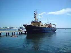 La UNAM cuenta con dos buques para la investigación oceanográfica. En imagen, "El Puma".