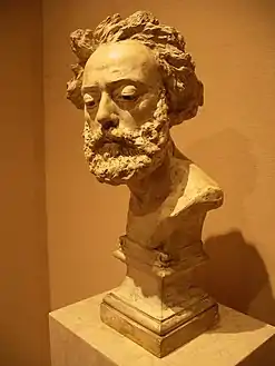 Buste de Bruno Chérier (1874), yeso, Lisboa, Museo Calouste Gulbenkian.
