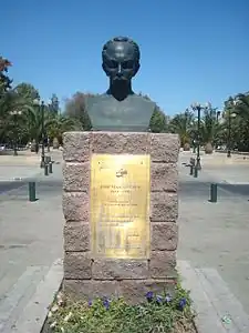 Busto en Parque Bustamante,  Santiago (Chile)