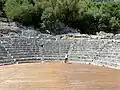 Teatro de Butrint en Epiro, hoy en Albania