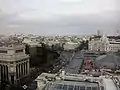 Vista hacia el este desde la azotea del Círculo de Bellas Artes