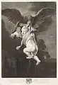 Die Entführung des Ganymed, por Gottfried Christian Schultze, c. 1780.