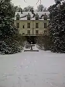 Château Gaillard bajo la nieve