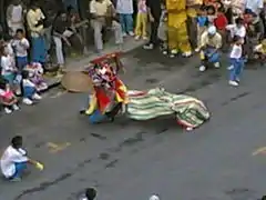 The uniquely Kylin dance is still being performed in Sandakan during Chinese New Year, especially in Bandar Ramai Ramai.