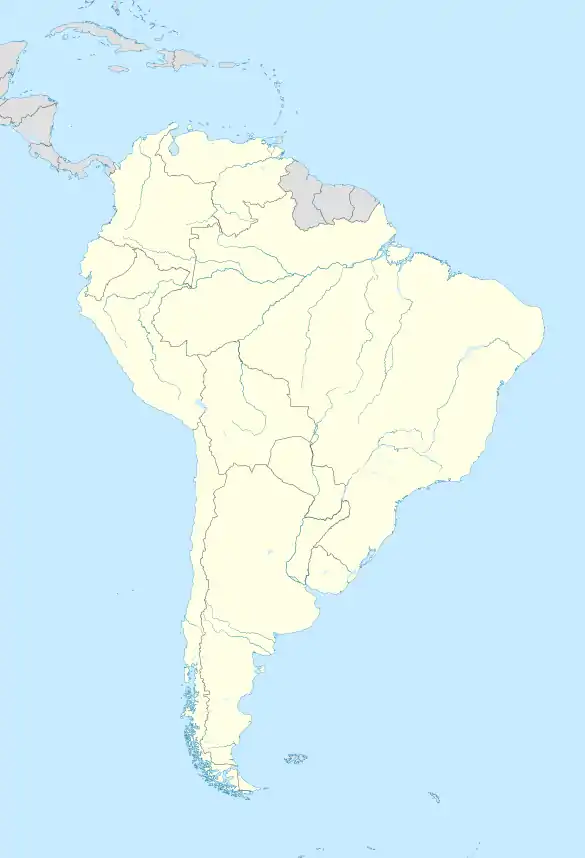 Supercopa Sudamericana 1996 está ubicado en América del Sur