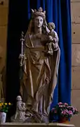 Virgen de Cadouin, en la iglesia del monasterio.