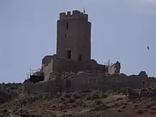 Obras de restauración del Castillo de Cadrete