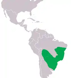 Distribución de Caiman latirostris