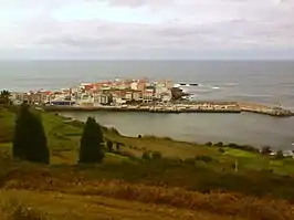 Vista de Caión, en Laracha.