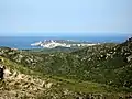 Vista de Cala Rajada desde el oeste.