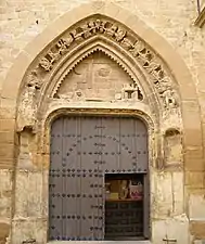 Portada del gótico-florido de la Iglesia de San Andrés.