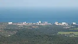 Vista de Calas de Mallorca desde el pico de San Salvador