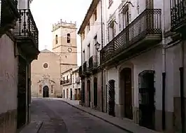 Calle mayor de la localidad.