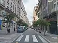 La calle García Camba desde el este