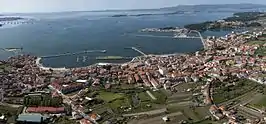 Vista aérea de Cambados