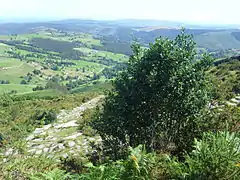 Cambera de los Moros desde el Pernal del Abedul.