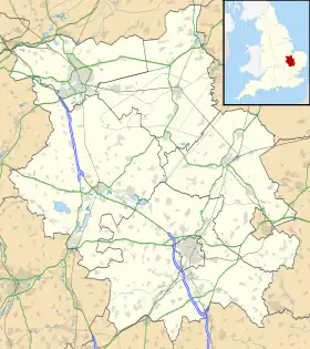 Caxton ubicada en Cambridgeshire