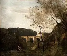 Camille Corot (El viejo puente de Nantes).