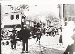 Instantánea de pasajeros, cerca de Funchal.