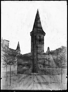 Vista de la torre del campanario de 1907.