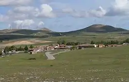 Vista de Campisábalos y la sierra de Pela