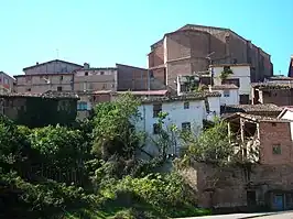 Vista de Camprovín desde 'Los Pilones'.