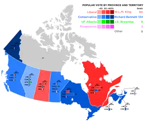 Elecciones federales de Canadá de 1930